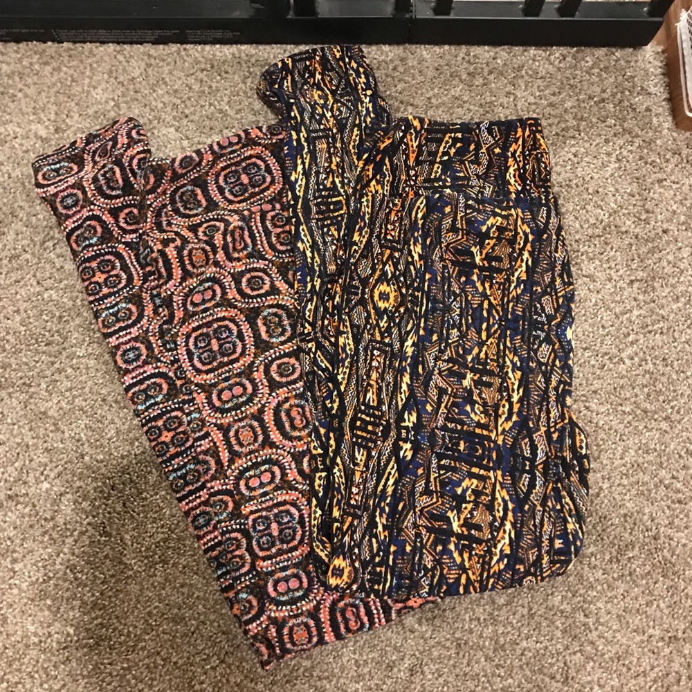 Lularoe OS leggings (2 pair)